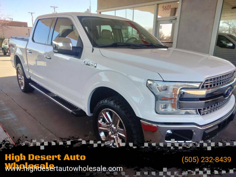 2018 Ford F-150 for sale at High Desert Auto Wholesale in Albuquerque NM