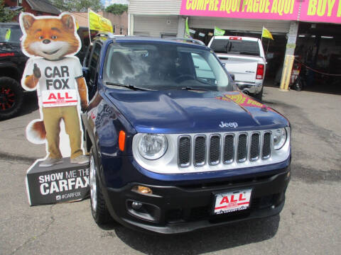 2017 Jeep Renegade for sale at ALL Luxury Cars in New Brunswick NJ