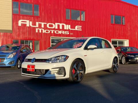 2019 Volkswagen Golf GTI for sale at AutoMile Motors in Saco ME