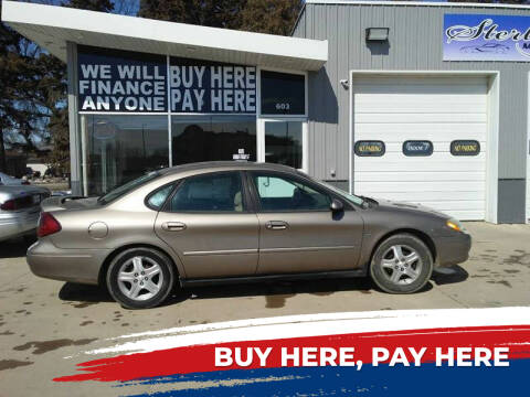 2002 Ford Taurus for sale at STERLING MOTORS in Watertown SD