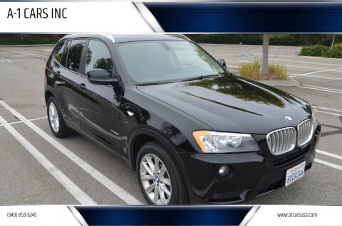 2013 BMW X3 for sale at A-1 CARS INC in Mission Viejo CA