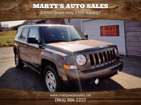 2015 Jeep Patriot for sale at Marty's Auto Sales in Lenoir City TN
