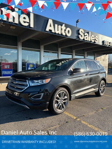 2015 Ford Edge for sale at Daniel Auto Sales Inc in Clinton Township MI