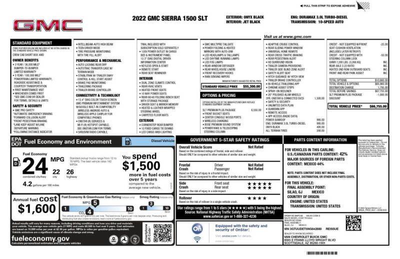 2022 GMC Sierra 1500