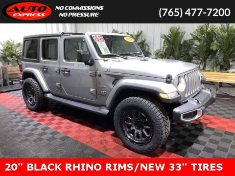 2020 Jeep Wrangler Unlimited for sale at Auto Express in Lafayette IN