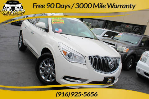 2014 Buick Enclave for sale at West Coast Auto Sales Center in Sacramento CA