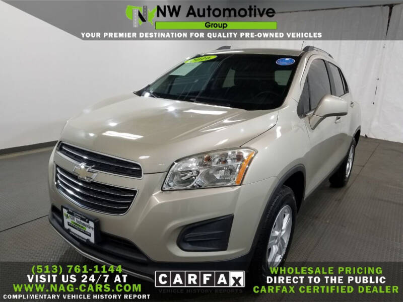 2016 Chevrolet Trax for sale at NW Automotive Group in Cincinnati OH