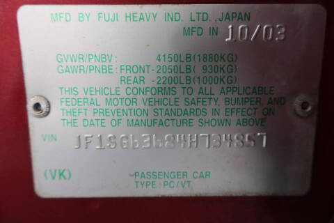 2004 Subaru Forester X