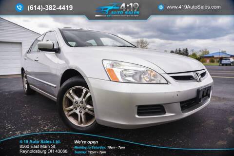 2006 Honda Accord for sale at 4:19 Auto Sales LTD in Reynoldsburg OH