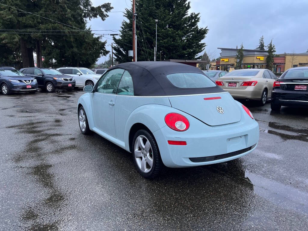 2006 Volkswagen New Beetle Convertible for sale at PLATINUM AUTO SALES INC in Lacey, WA