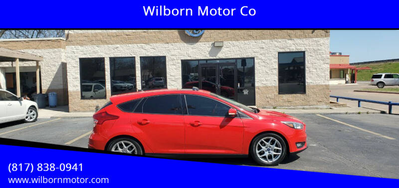 2015 Ford Focus for sale at Wilborn Motor Co in Fort Worth TX