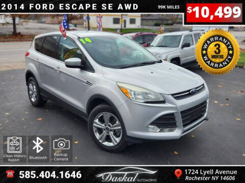 2014 Ford Escape for sale at Daskal Auto LLC in Rochester NY