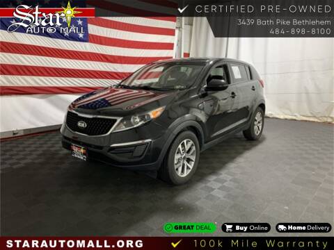 2015 Kia Sportage for sale at STAR AUTO MALL 512 in Bethlehem PA