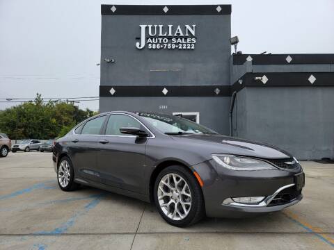 2015 Chrysler 200 for sale at Julian Auto Sales, Inc. in Warren MI