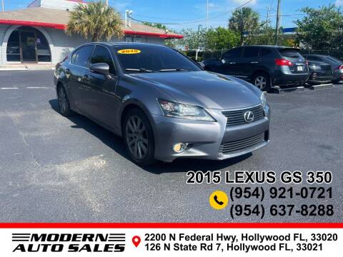 2015 Lexus GS 350 for sale at Modern Auto Sales in Hollywood FL