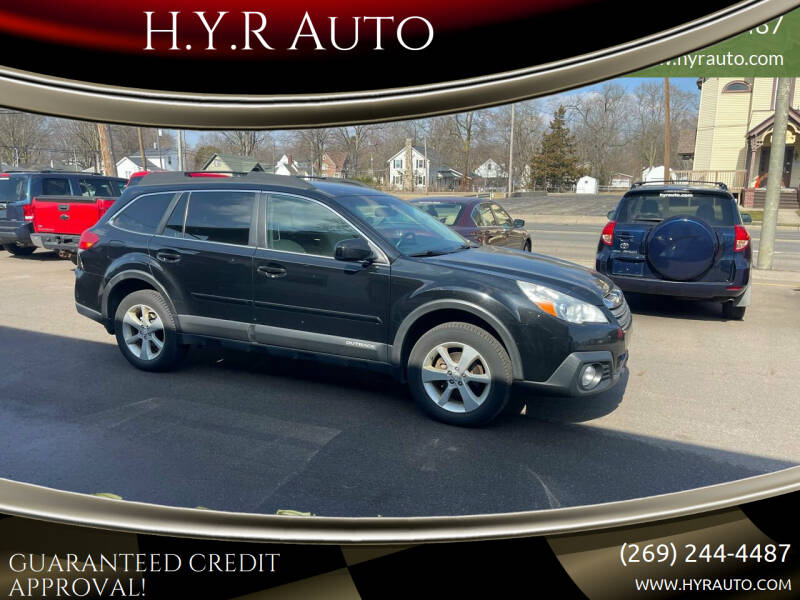 2014 Subaru Outback for sale at H.Y.R Auto in Three Rivers MI