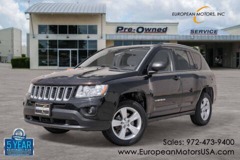 2012 Jeep Compass for sale at European Motors Inc in Plano TX