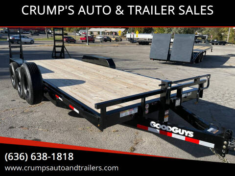 2023 Good Guys 20’ Equipment Trailer for sale at CRUMP'S AUTO & TRAILER SALES in Crystal City MO