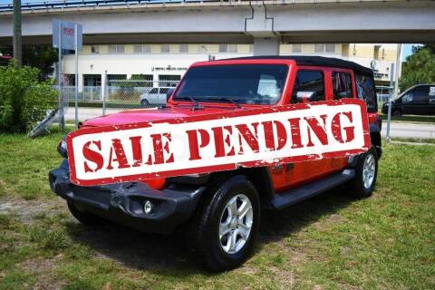 2021 Jeep Wrangler Unlimited for sale at STS Automotive - MIAMI in Miami FL