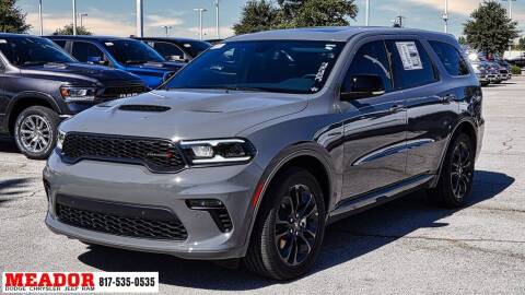 2022 Dodge Durango for sale at Meador Dodge Chrysler Jeep RAM in Fort Worth TX