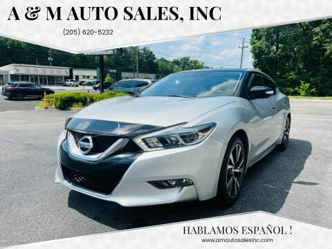 2017 Nissan Maxima for sale at A & M Auto Sales, Inc in Alabaster AL