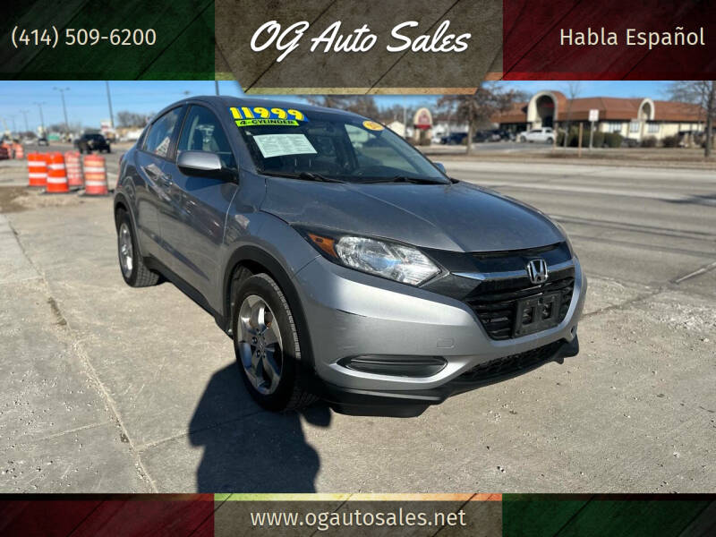 2017 Honda HR-V for sale at OG Auto Sales in Milwaukee WI