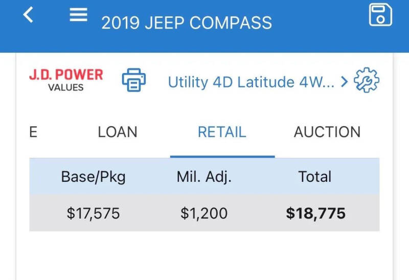 2019 Jeep Compass Latitude