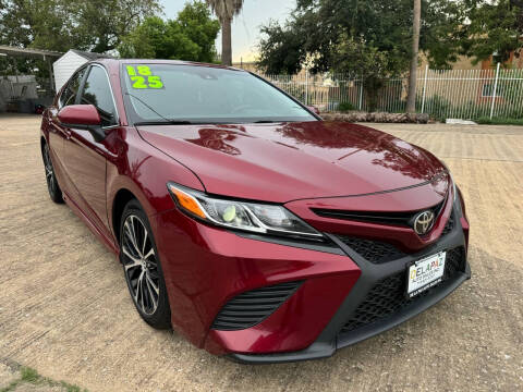 2018 Toyota Camry for sale at De La Paz Auto Sales Inc. in Houston TX