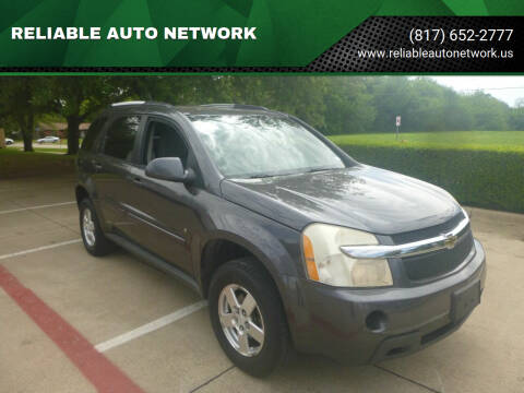 2007 Chevrolet Equinox for sale at RELIABLE AUTO NETWORK in Arlington TX