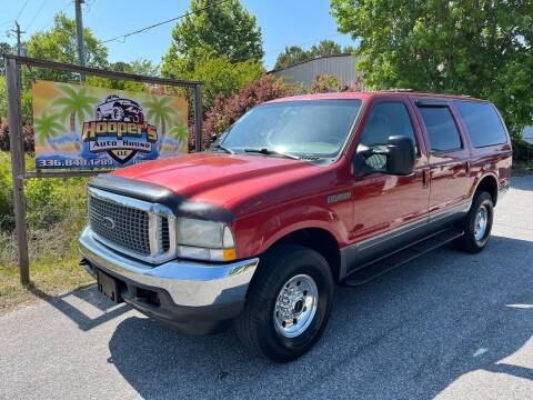 2002 Ford Excursion for sale at Hooper's Auto House LLC in Wilmington NC