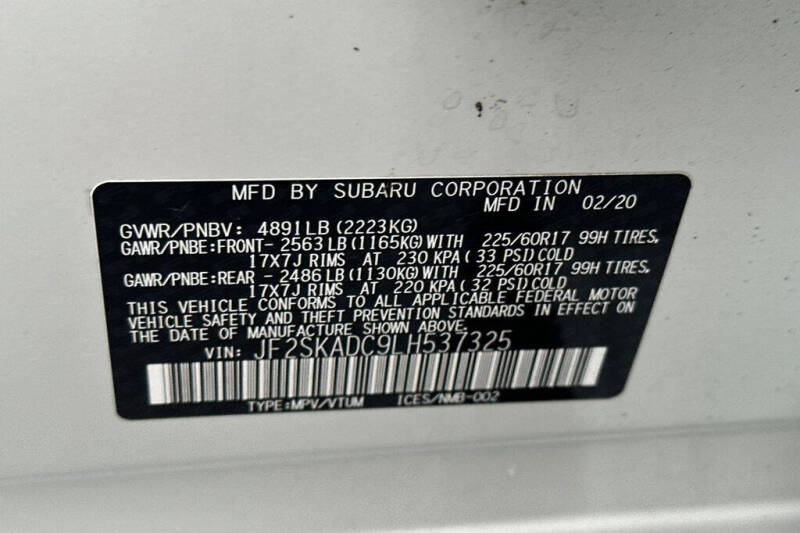 2020 Subaru Forester