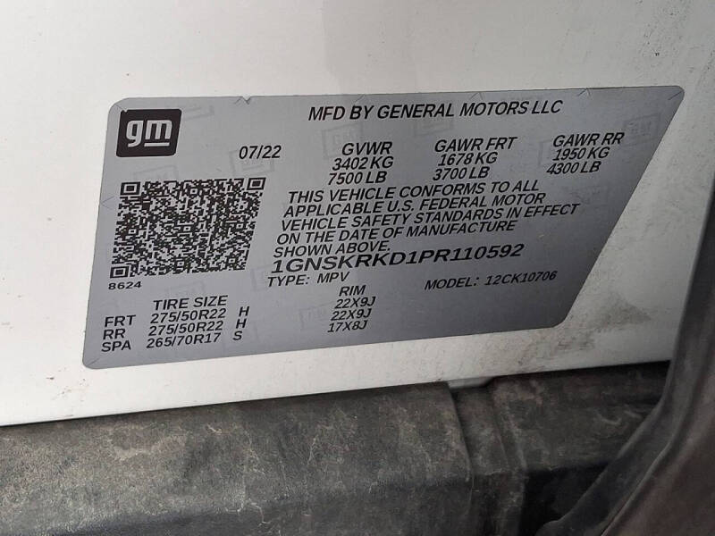 2023 Chevrolet Tahoe RST