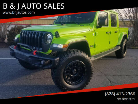 2021 Jeep Gladiator for sale at B & J AUTO SALES in Morganton NC