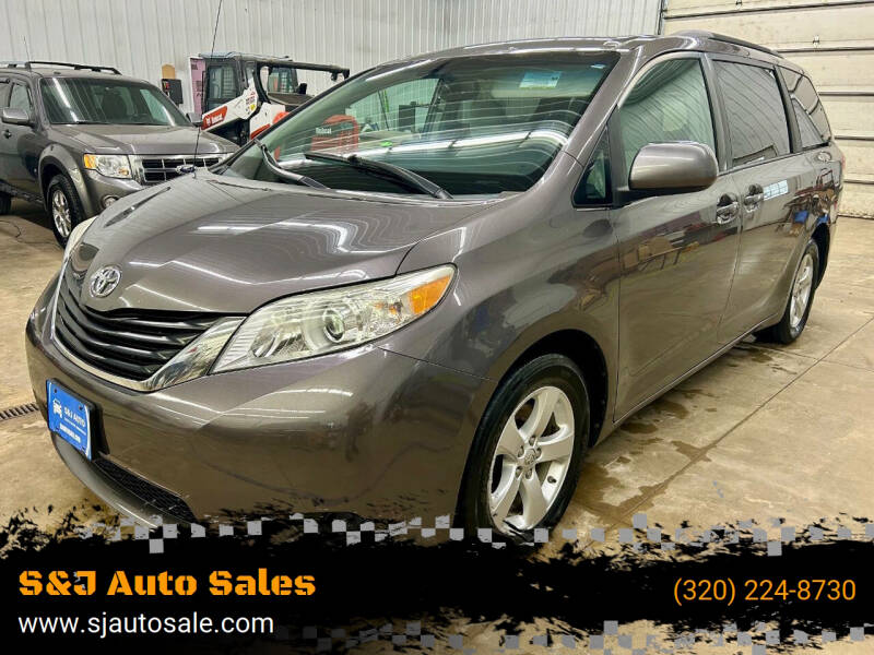 2012 Toyota Sienna for sale at S&J Auto Sales in South Haven MN