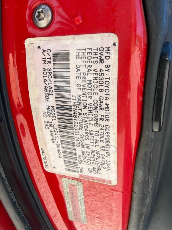 2002 Lexus SC 430