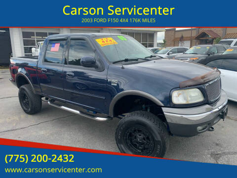 2003 Ford F-150 for sale at Carson Servicenter in Carson City NV