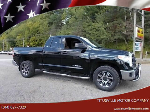 2014 Toyota Tundra for sale at Titusville Motor Company in Titusville PA