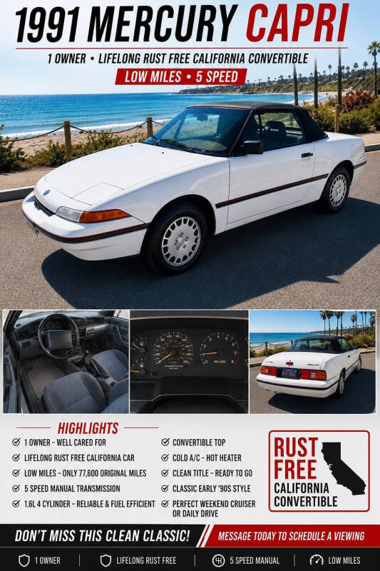 1991 Mercury Capri