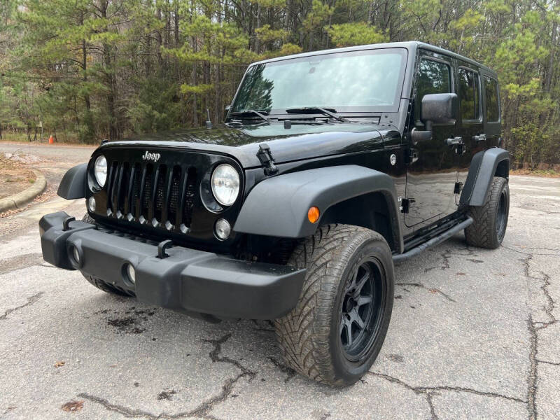 2017 Jeep Wrangler Unlimited for sale at Aria Auto Inc. in Raleigh NC