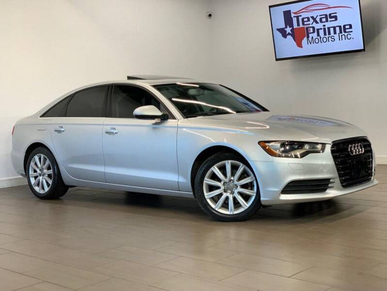 2013 Audi A6 for sale at Texas Prime Motors in Houston TX