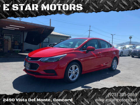 2016 Chevrolet Cruze for sale at E STAR MOTORS in Concord CA