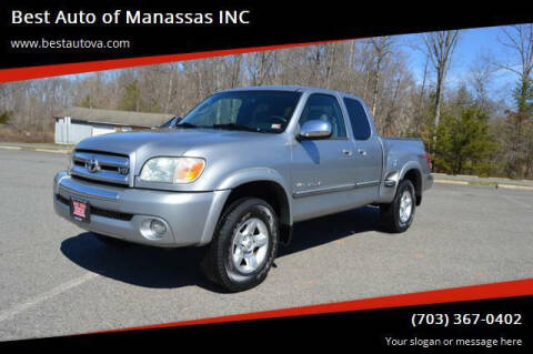 2006 Toyota Tundra for sale at Best Auto of Manassas INC in Manassas VA