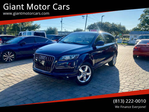2015 Audi Q7 for sale at Giant Motor Cars in Tampa FL