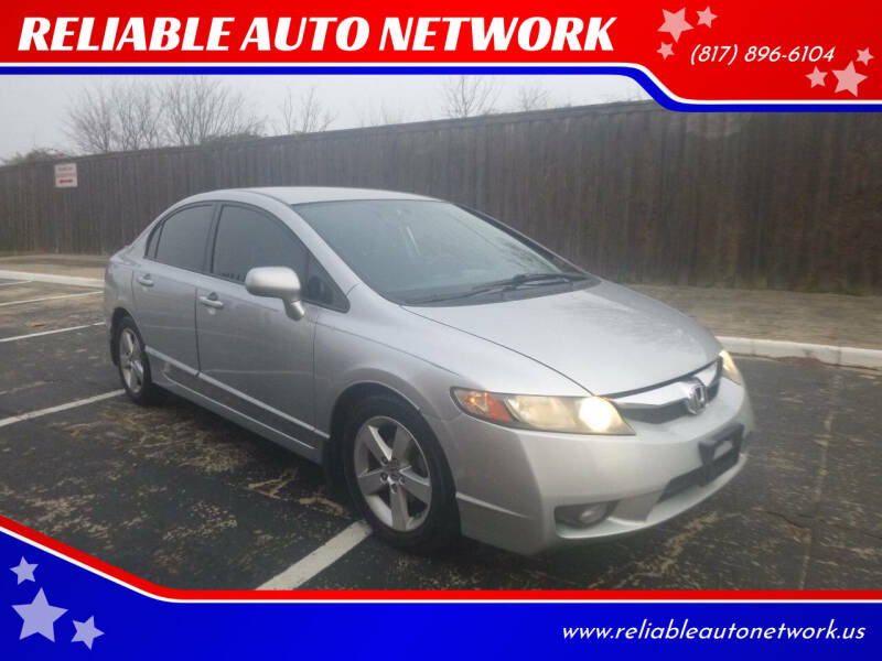 2011 Honda Civic for sale at RELIABLE AUTO NETWORK in Arlington TX