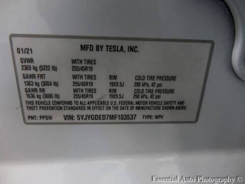 2021 Tesla Model Y Standard Range