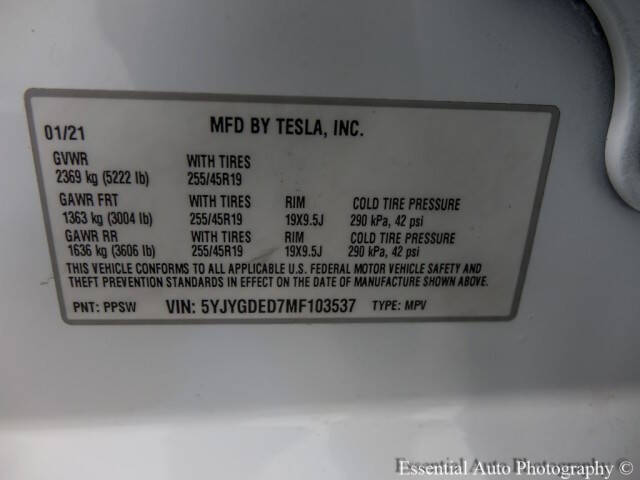 2021 Tesla Model Y Standard Range