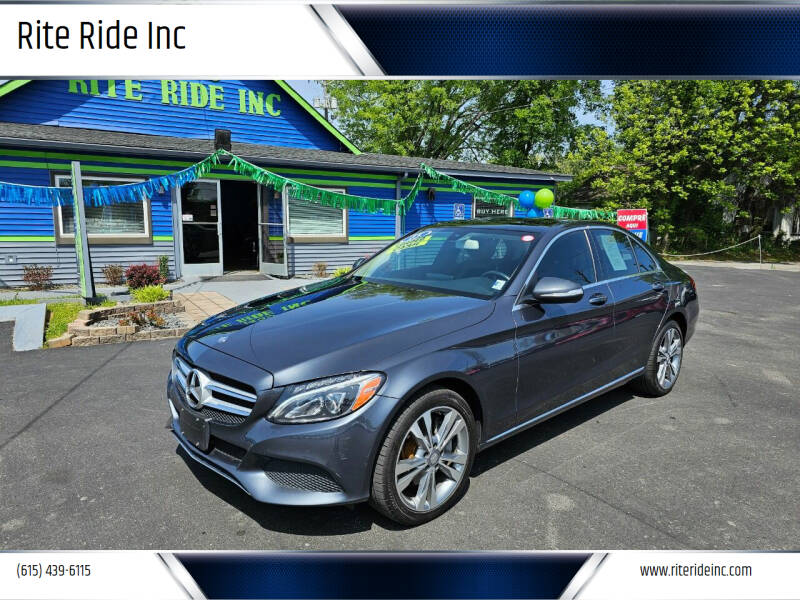 2015 Mercedes-Benz C-Class for sale at RITE RIDE INC. in Murfreesboro TN