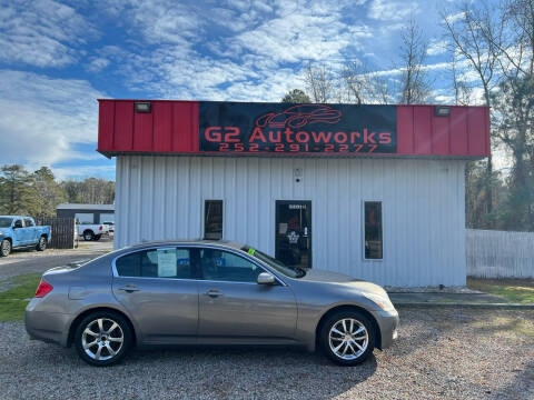 2008 Infiniti G35 for sale at G2 Autoworks in Elm City NC