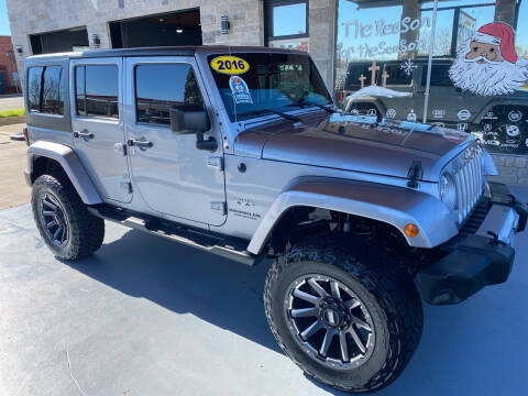 2016 Jeep Wrangler Unlimited for sale at Central TX Autos in Lockhart TX