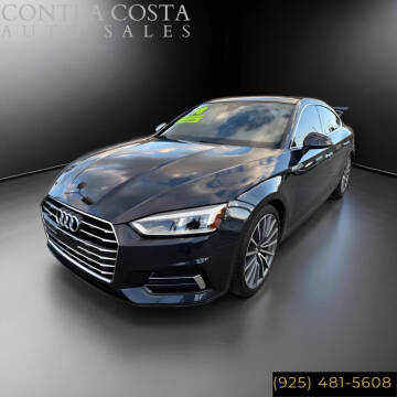 2018 Audi A5 Sportback for sale at Contra Costa Auto Sales in Oakley CA